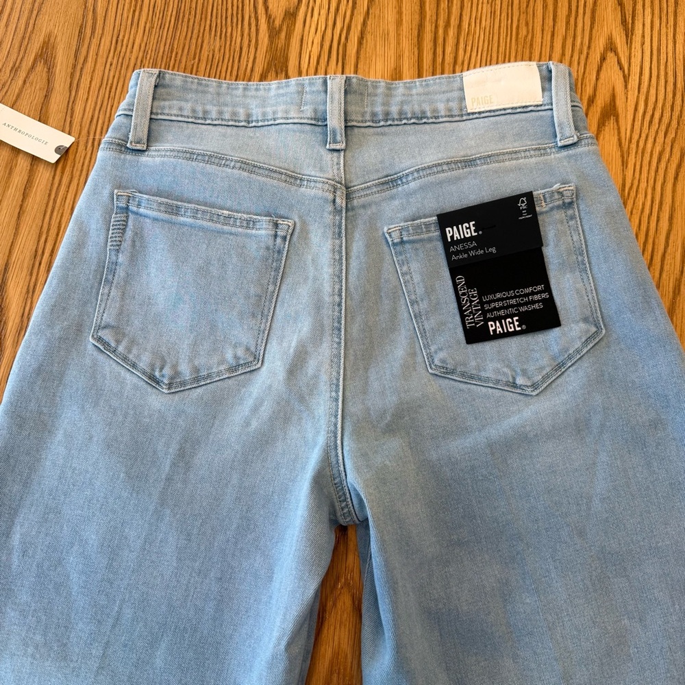 NWT Paige Anessa Wide Leg Jeans - Picture 15 of 16